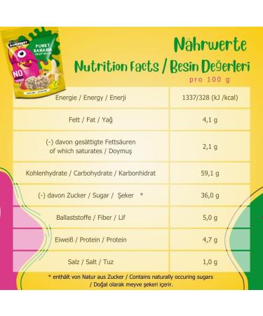 RAWBERRY Kids Banana Balls - No Added Sugar Gluten Free & Vegan Snack (8 x 50g) - Healthy Crunchy Treat for Kids  - Buy Online on SooperMarket.com