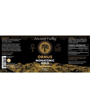 Ormus (Monatomic Gold) 200ml (7.03 fl. oz.) Liquid - Buy Online on SooperMarket.com