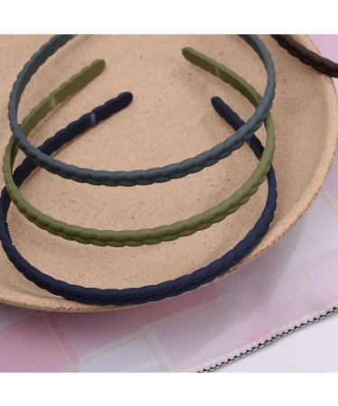 NTRUXZP 2 Pieces Simple Hair Bands Colorful Non-Slip Smooth Plastic Headbands with Teeth Headbands for Sports Jogging Bathing and Makeup for Women and Girls - Buy Online on SooperMarket.com