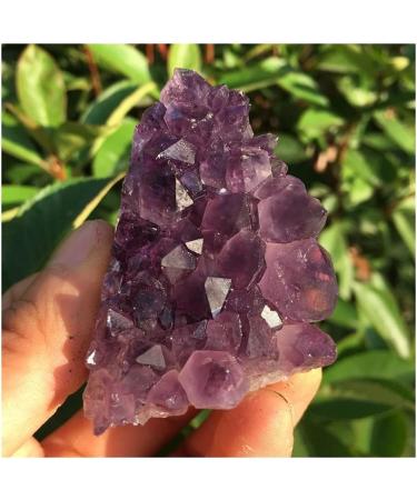 Stone Crafts Natural Dream Amethyst Quartz Crystal Cluster Specimen 50-60g Reiki Crystals - Buy Online on SooperMarket.com