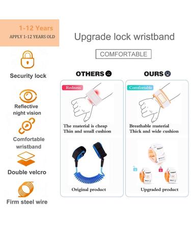 Three Trees Anti-Lost Toddler Safety Wristband with Key Lock - 79.2 Inch Grey - Buy Online on SooperMarket.com