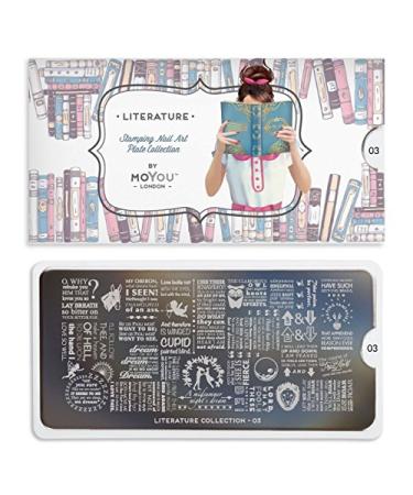 Shop Moyou London Schablon - Literature 03 | International Shipping Available - Buy Online on SooperMarket.com
