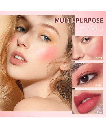 Xcreando Blush Makeup Soft Cream Blush for Cheeks Matte Blush Stick for Cheek Eye Lip Skin Tint Dewy Finish Weightless Natural-Looking (#1 morning rose) - Buy Online on SooperMarket.com