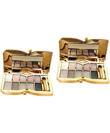 Beavorty 2pcs Colorful Mirror With Shadow Brush & Eyeshadow Colors # Flash Makeup Eye Glitter - Buy Online on SooperMarket.com