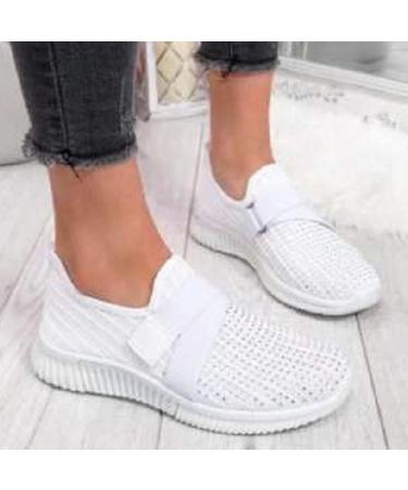 Women's Light Waterproof Sneakers | Stylish Summer Sneakers & Orthopedic Shoes in Blue White & Black - Size 42 EU - Buy Online on SooperMarket.com