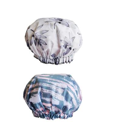 Healeved La Hats for Women - 2pcs Fluffy Shower Caps Bath Cap for Girls and Women - Hair Protective Head Cover for Showering and Swimming - Buy Online on SooperMarket.com