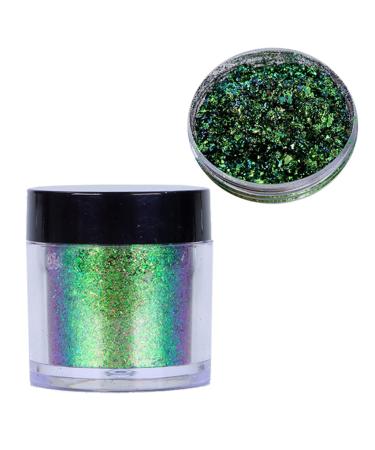 For Aurora Nail Powder Colorful Coarse Cloud Brocade Powder Handmade Face Body Makeup Nail Decoration Supp HY-71 Purple-Golden 8
