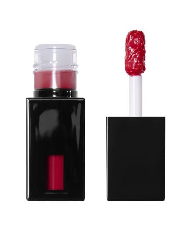 e.l.f. Cosmetics Glossy -Lip Stain  Lightweight  Long-Wear -Lip Stain For A Sheer Pop Of Color & Subtle Gloss Effect  Fiery Red Fiery Red 0.10 Ounce (Pack of 1)