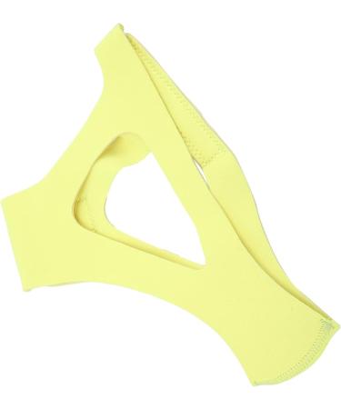 Breathable Anti-Snoring Chin Strap - Adjustable Jaw Support Belt in Yellow - Buy Online on SooperMarket.com
