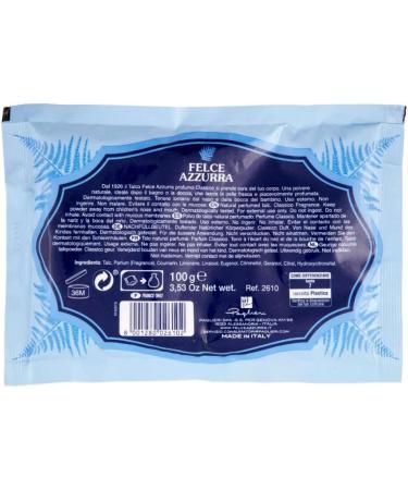 Buy Paglieri Felce Azzurra Talco Classico Body Powder 100g | International Shipping | Aroma-Saver Valve | 1000g Refill | Talc Powder - Buy Online on SooperMarket.com
