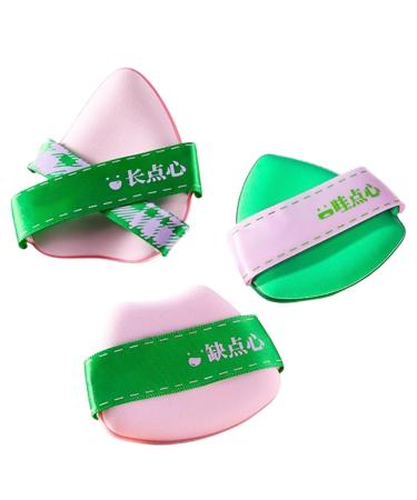 Veeteah Face Powder Puff - High-Density and Flexible Blender Sponge - Cosmetic Foundation Applicator Soft Triangle Face Puff For Wet And Dry Use Beauty Makeup Tools