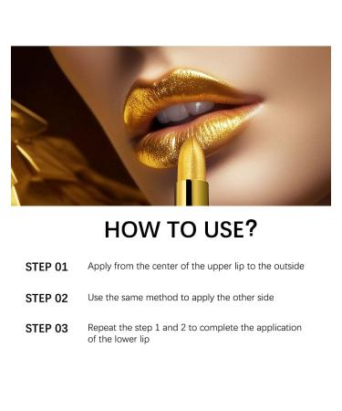 Gold Velvet Nude Red Pink Lipstick – Long-Lasting Waterproof Non-Smudge Lip Tint for Women | High Pigment Matte Lip Gloss - Buy Online on SooperMarket.com