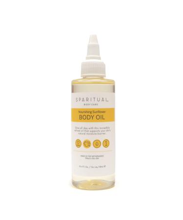 SpaRitual Nourishing Organic Sunflower Oil for Skin | 100% Nature Derived Body Oil to Boost Hydration and Radiance