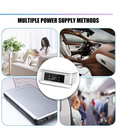 Insulin Cooler Rechargeable Medicine Refrigerator Touch Temperature Control Ultra-Quiet with Rechargeable Lithium Battery Suitable for Cars Families Travel - Buy Online on SooperMarket.com