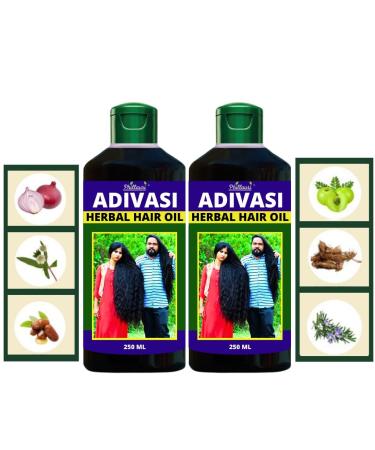 Ayurvedic Hair Care Adivasi Herbal Hair Oil Made By Pure Adivasi Ayurvedic Herbs Suitable for all hair types