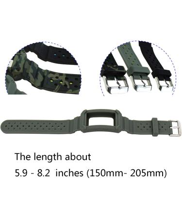 Veczom Replacement Band for Samsung Gear Fit2 Pro/ Fit2 - Colorful Silicone Sport Strap with Protect Case | Compatible with SM-R360 R365 Fitness Smart Watch - Buy Online on SooperMarket.com