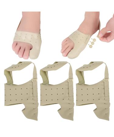 Bunion Corrector Sleeve Set - Toe Straightener with Gel Separator & Adjustable Pads for Pain Relief - Size Medium - Buy Online on SooperMarket.com
