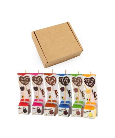 Pick N' Mix | Choc-O-Lait Stir Hot Chocolate Sticks | Milk Caramel Dark Hazelnut White Chocolate & Mint | Individually Wrapped Belgian Chocolate | Gifts for Birthday or Special Occasions | Pick Any 5
