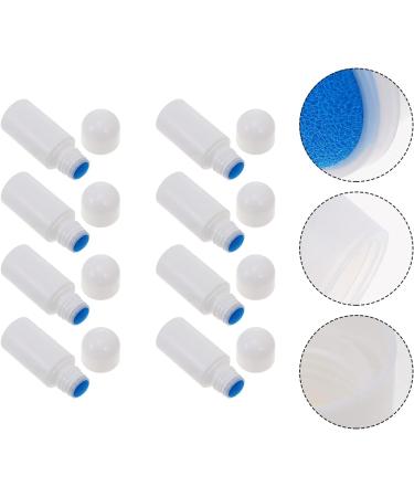 Minkissy 8 pieces sponge head bottle refillable sponge head applicator plastic empty liquid medicine bottles skin care scalp hair care medicine cosmetic travel use - Buy Online on SooperMarket.com