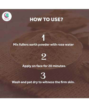 Multani Mitti Powder - 100% Natural Indian Clay for Skin Tightening | Detox Face Pack & Soap Making | 10 oz (283g) - Yogi's Gift - Buy Online on SooperMarket.com