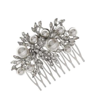 MUSISALY 1pc Hair Comb Hair for Women Bridal Comb Pearl Hair Pins Wedding Hairpin Wedding Hair Accessories Hairpin Comb Wedding Headpiece Pearl Hairpins Bridal Headdress