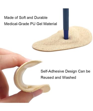 CAREOR Plantar Fasciitis Insoles for Men & Women - 2 Pairs Cushioned Arch Support & Shock Absorption for Heel Spurs & Foot Pain Relief - Buy Online on SooperMarket.com