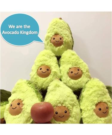 RAINBEAN Avocado Plush Toy Mini Cute Pillow 15.74 Inches - Soft Fruit Stuffed Cushion Doll for Bedroom Decor - Perfect Gift for Kids, Friends, Boys, Girls - Christmas/Birthday/Valentine - Buy Online on SooperMarket.com