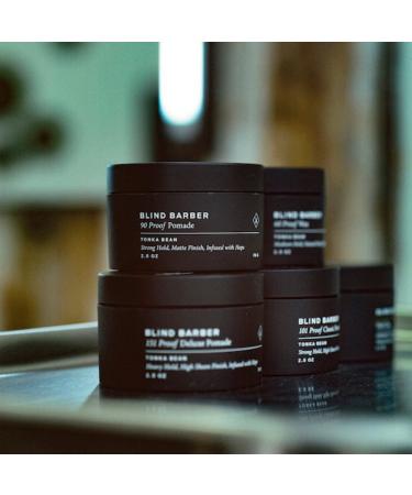 Blind Barber 90 Proof Pomade 2.5oz - Strong Hold Matte Styling Pomade for Men with Natural Finish - Water Based & Grease-Free - Infused with Hops & Tonka Bean - Buy Online on SooperMarket.com