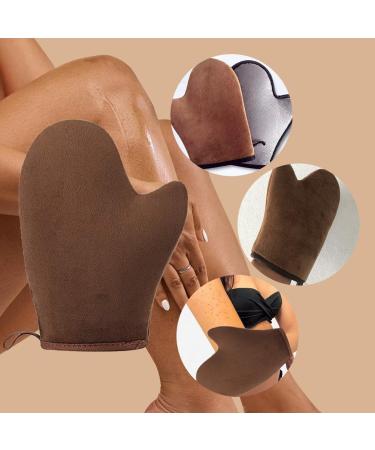 Rakiuty Self-tanning Glove Waterproof Reusable for Tanning Cream and Exfoliation Brown - Buy Online on SooperMarket.com