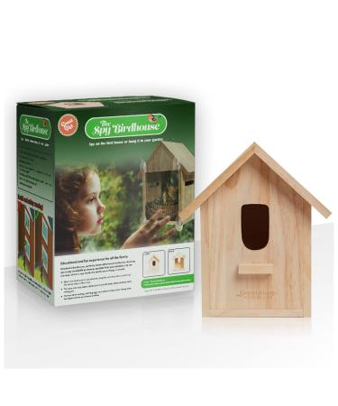 Spy Birdhouse - Bird Box Window Bird House and Bird Houses for Garden - Bird House Kits for Kids Craft Kid See Through Bird Nesting Box without Bird Box Camera - Wooden Small Bird House Craft Kit.
