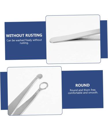 minkissy Tweezers Nose Hair Trimmer ingrown Hair Clippers Facial Hair brow Leg Hair Trimmer Nose Hair Tweezers Scissor Tweezers Nasal Hair Tweezer Hair Puller Stainless Steel Man Clippers - Buy Online on SooperMarket.com