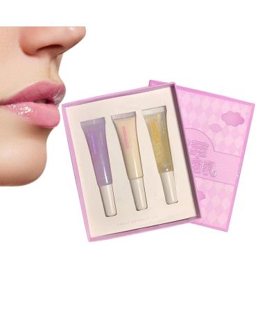Vigcebit LipGloss Set |Moisturizing sleeping cream softer larger fuller lips lips upholstery lip gloss moisturizing and reducing fine lines gift for women
