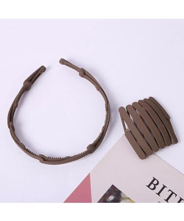 Foldable Hair Bands | Hair Bands | Compact Hair Bands Portable Stretchy Foldable Headband Foldable Travel Headband Hair Accessories Headband for Business Trips Daily Outing Light Coffee - Buy Online on SooperMarket.com