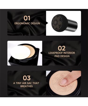 Buy CC Creme Foundation Air Cushion | Liquid Primer & Moisturizing Concealer for Perfect Cover | International Shipping Available - Buy Online on SooperMarket.com