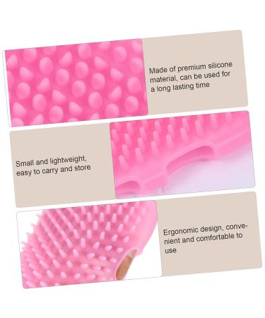 2-Piece Silicone Body Massage Brush Set for Exfoliation and Scrubbing - Buy Online on SooperMarket.com