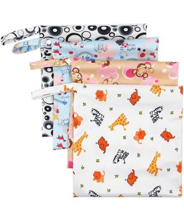 Baby Diaper Bag Wet Dry Organizer - Waterproof Zipper Bag, Reusable Cloth Wet Bag (Color 10 M) - Buy Online on SooperMarket.com