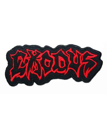 Music E American Thrash Metal Band Music Logo Patch Embroidered Sew Iron On Patches Badge Bags Hat Jeans Shoes T-Shirt Applique