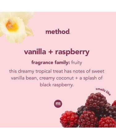 Method Premium Foaming Hand Wash Refill - Vanilla + Raspberry - 28 fl oz (Pack of 4) | Biodegradable Formula | Recyclable Bottles - Buy Online on SooperMarket.com
