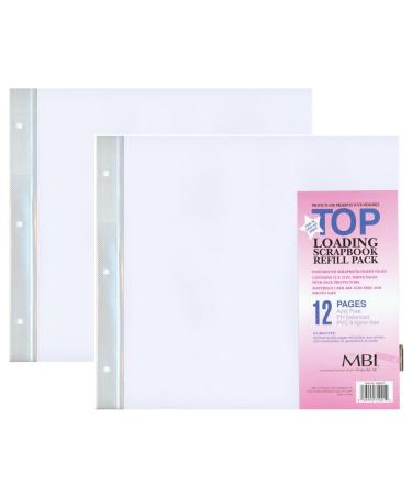 2-Pack - MBI 12 x 12 Scrapbook Expansion Pages 6sht (12 Pages) 4336978182