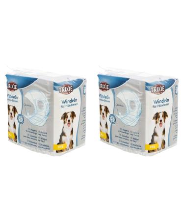 Trixie dog diapers M-L 12 pieces only for bitches (pack of 2) white M-L: 36-52 cm 12 pieces (pack of 2)