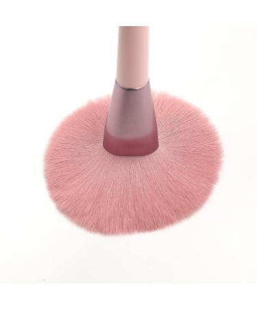 Premium Synthetic Pink Makeup Brush Set with Cleaning Mat - 12pcs Kabuki Powder, Blush, Foundation, Concealer, Eye Shadow Brushes | Makeup Tools - Buy Online on SooperMarket.com