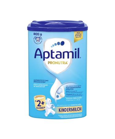 Apamil children's milk 2+ 800g |43 portions of 130ml |For small children in growth |With vitamins A C and D and ALA (omega-3) calcium iron and iodine |Without palm oil |Tastes warm & cold