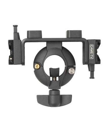Adjustable Pin Lock Swing Clamp for 22-36mm Tubing With Center Saddle and 2 V-Mounts