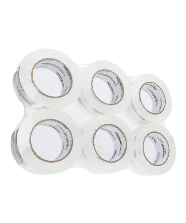 Amazon Basics Packing Tape, Designed for Moving, Storage and Packing, Shipping and Mailing, 1.88-Inch Wide x 109 Yards, Crystal Clear, 6-Pack 109 Yards 6-Pack