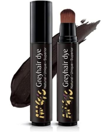 Disposable Coloring Agent To Cover Gray Hair No-Wash Complementary Color Pen Semi-permanent Root Hair Coloring Disposable Hair Dye Stick Hair Root Touch Up Hair Dye Pen for Home 20ml (Dark Brown)