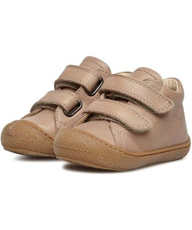 Naturino Cocoon VL Leather First Steps Shoes - 4 UK - Platinum Military - Buy Online on SooperMarket.com