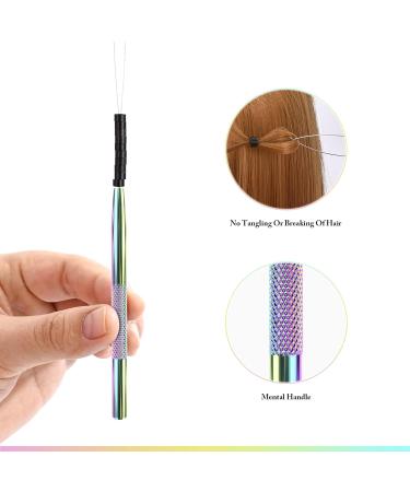 EHDIS Hair Extensions Tools Kit - Stainless Steel Pliers for Hair Apply&Remove Micro Ring Loop and Loop Needle Threader Tool for Micro Rings Nano beads Styling Accessories Colour - Buy Online on SooperMarket.com