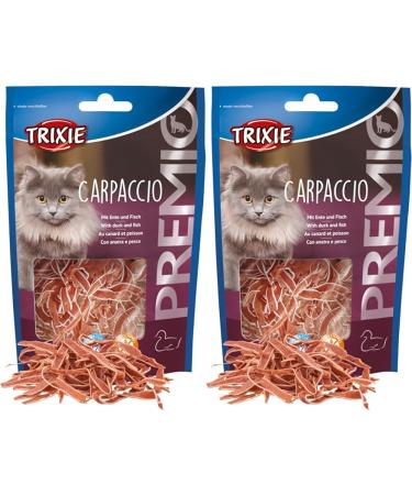 TRIXIE gluten-free sugar-free and protein-rich cat treats Premio Carpaccio 20 g - 42707 (pack of 2) 20 g (pack of 2)