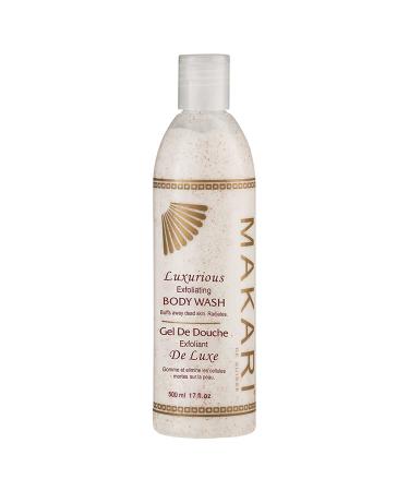 Makari Classic Luxurious Exfoliating Body Wash (500 ml) | Brightening & Exfoliating Body Cleanser | Removes Dead Skin Cells & Unclogs Pores | Recommended for All Skin Types