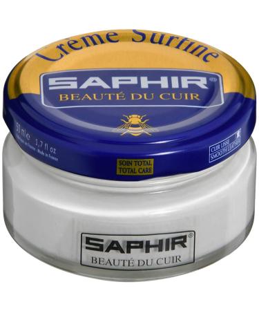 SAPHIR Cream Surfine Shoe Polish 50 ML Blanc Casse 63
